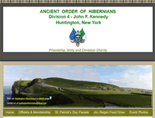 Tablet Screenshot of huntingtonhibernian.com